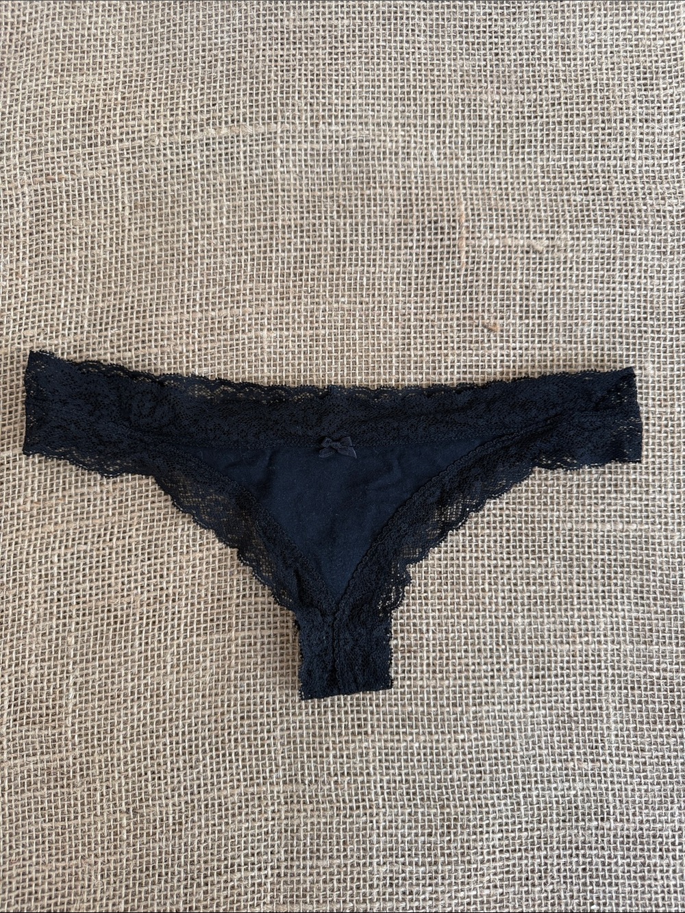 aerie Black Lace Bikini Briefs